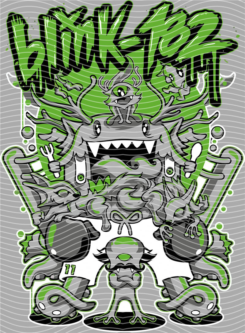 Metal band half-tone-MB 395